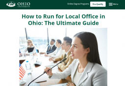How to Run for Local Office in Ohio