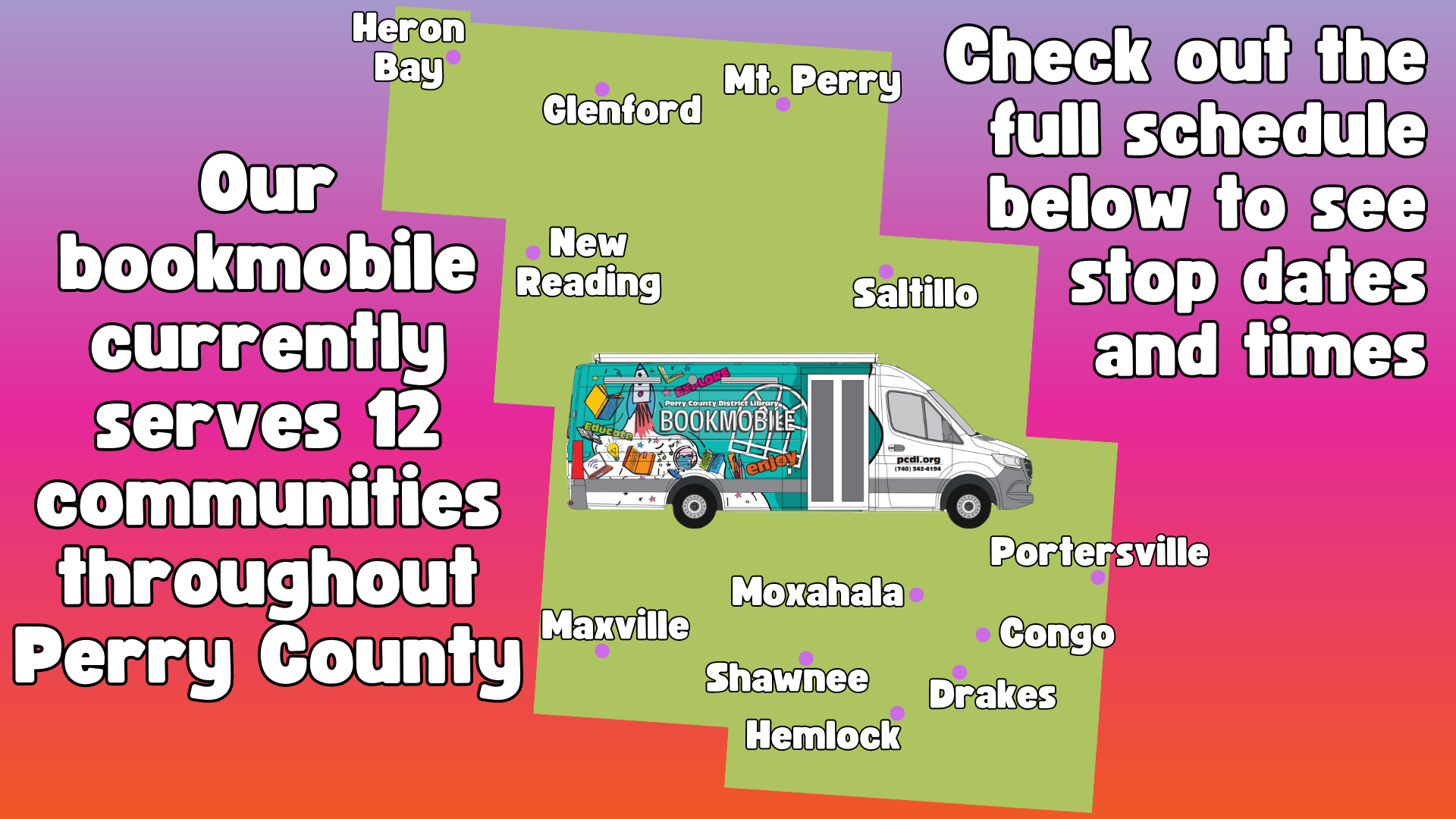 bookmobile service map