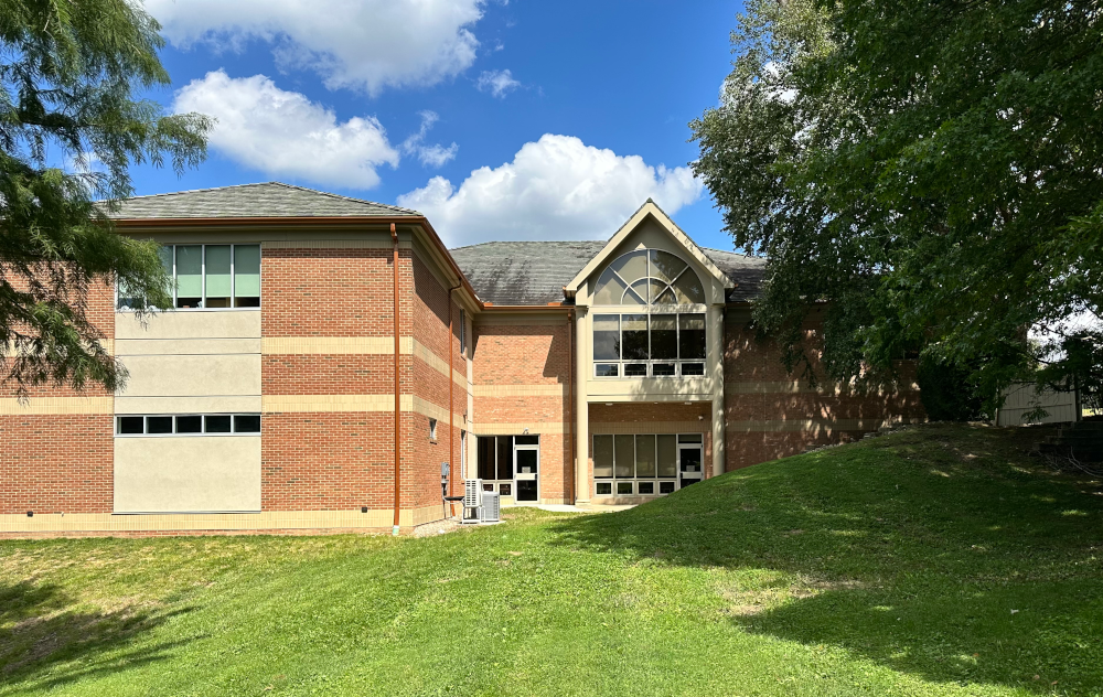new lex library front lawn
